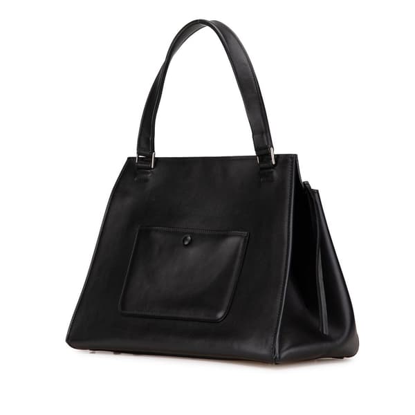 Pre-owned Celine Medium Bicolor Leather Edge Handbag Brown