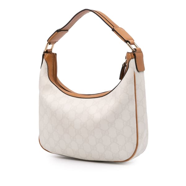 Pre-owned Gucci GG Supreme Pop Handbag White