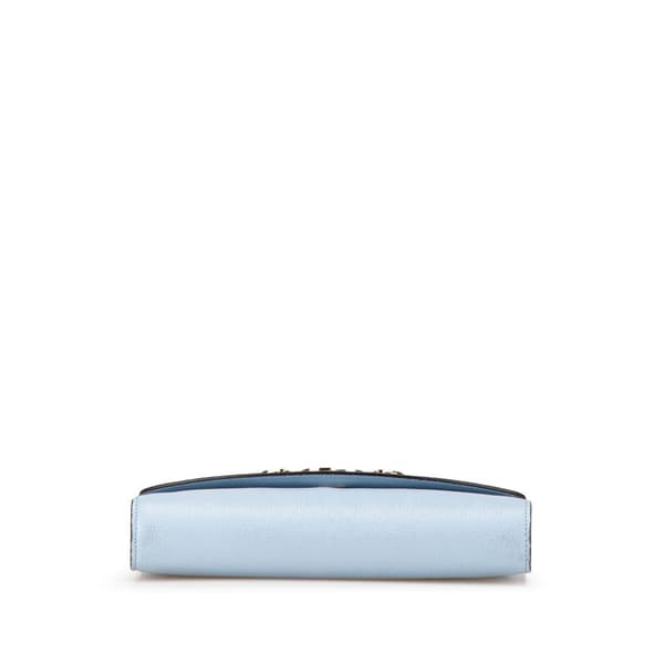 Pre-owned Gucci Small Leather Zumi Satchel Blue
