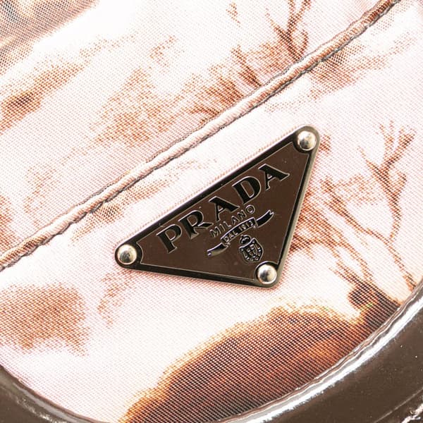 Pre-owned Prada Tessuto Stampato Satchel Pink
