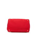 Miniatyrbilde 3 av 10: Pre-owned Prada Canvas Canapa Logo Satchel Red
