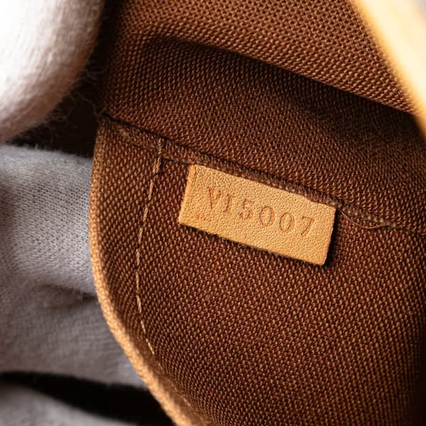 Pre-owned Louis Vuitton Monogram Batignolles Vertical PM Brown