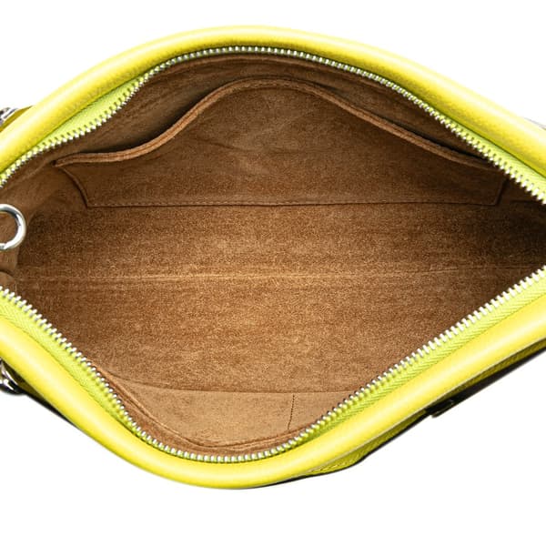 Pre-owned LOEWE Small Leather Missy Satchel Yellow