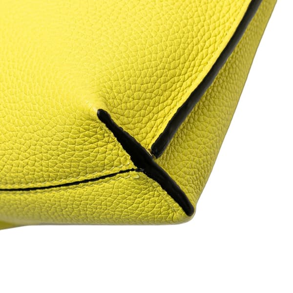 Pre-owned LOEWE Small Leather Missy Satchel Yellow