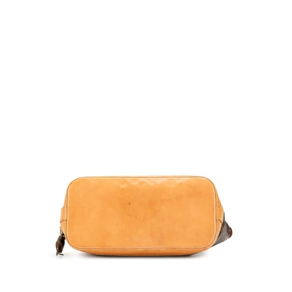 Pre-owned Louis Vuitton Monogram Lockit PM Brown