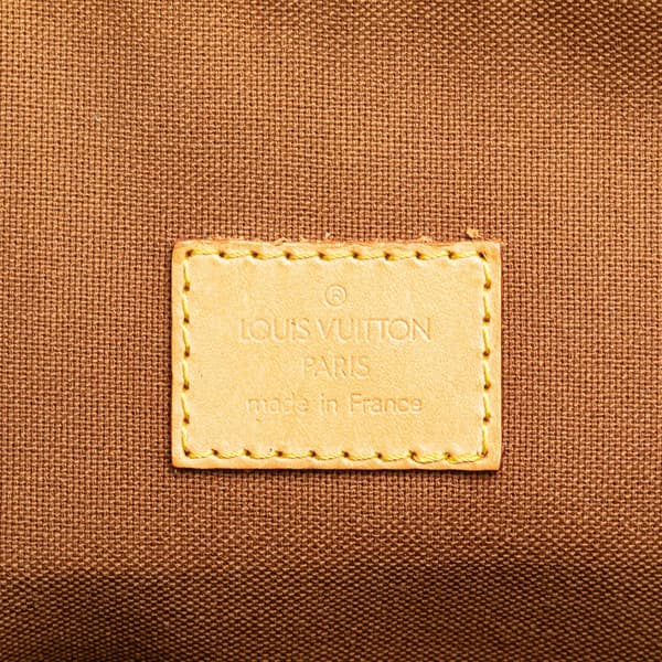 Pre-owned Louis Vuitton Monogram Lockit PM Brown
