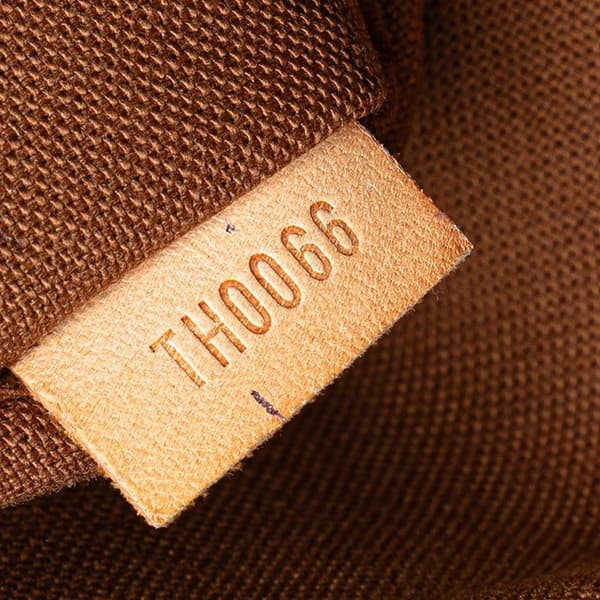 Pre-owned Louis Vuitton Monogram Lockit PM Brown