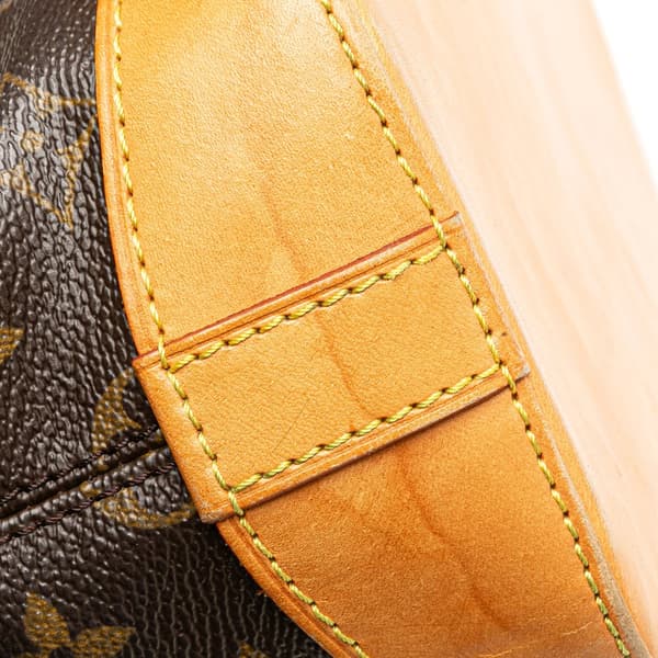 Pre-owned Louis Vuitton Monogram Lockit PM Brown