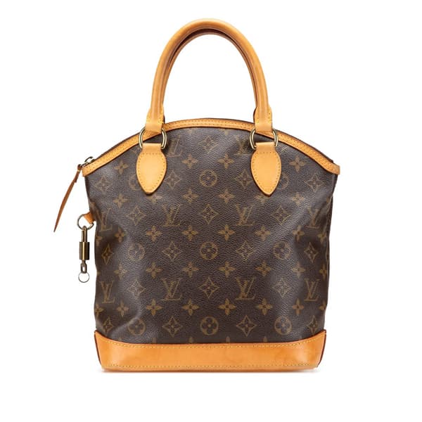 Pre-owned Louis Vuitton Monogram Lockit PM Brown