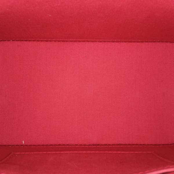 Pre-owned Louis Vuitton Monogram Vernis Alma BB Red