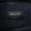 Miniatyrbild 5 av 10: Pre-owned Dior Mini Velvet Crystal Saddle Blue