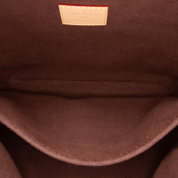 Pre-owned Louis Vuitton Monogram Pochette Metis Brown