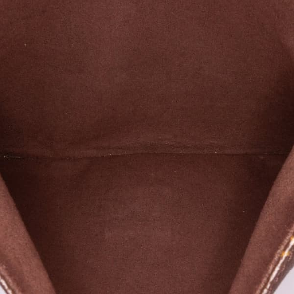 Pre-owned Louis Vuitton Monogram Pochette Metis Brown