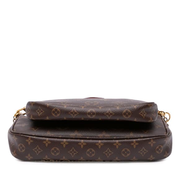 Pre-owned Louis Vuitton Monogram Multi Pochette Accessoires Brown