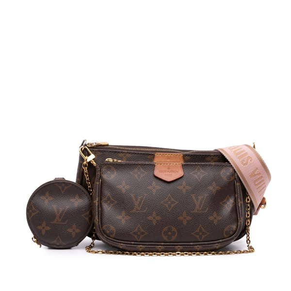 Pre-owned Louis Vuitton Monogram Multi Pochette Accessoires Brown