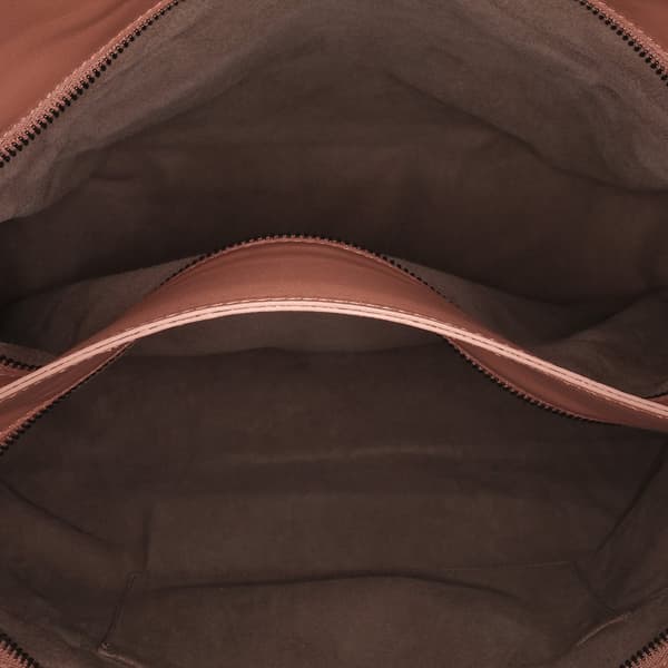 Pre-owned Bottega Veneta Nappa Intrecciato Satchel Brown