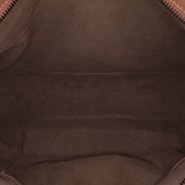 Pre-owned Bottega Veneta Nappa Intrecciato Satchel Brown