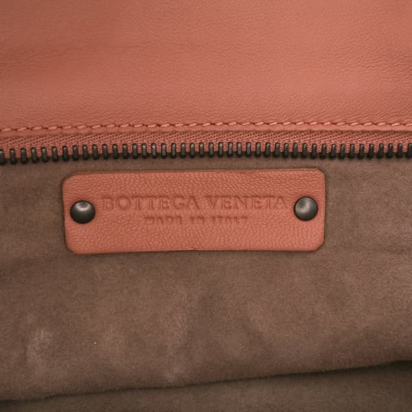 Pre-owned Bottega Veneta Nappa Intrecciato Satchel Brown