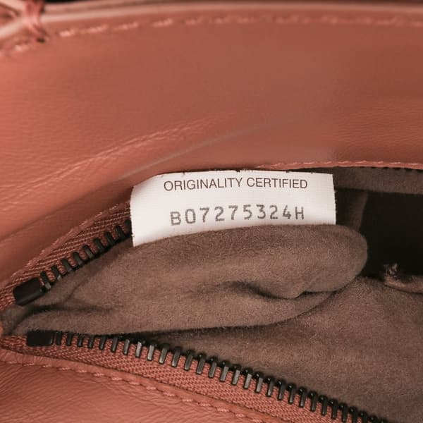 Pre-owned Bottega Veneta Nappa Intrecciato Satchel Brown