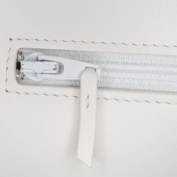 Pre-owned Chanel Quilted Lambskin 19 Wallet on Chain White