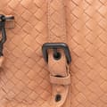 Miniatyrbild 9 av 10: Pre-owned Bottega Veneta Intrecciato Flap Satchel Brown
