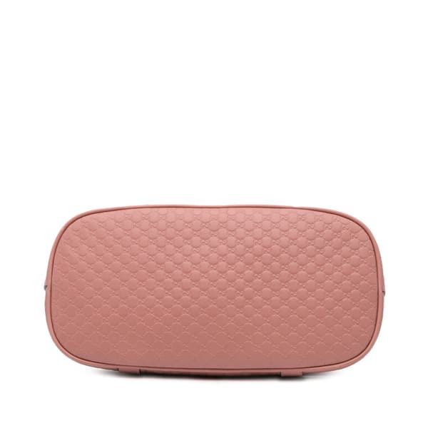 Pre-owned Gucci Medium Microguccissima Dome Satchel Pink