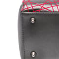 Miniatyrbillede 9 af 10: Pre-owned Dior Anselm Reyle Medium Metallic Lambskin Cannage Lady Dior Gray