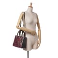 Miniatyrbillede 10 af 10: Pre-owned Dior Anselm Reyle Medium Metallic Lambskin Cannage Lady Dior Gray