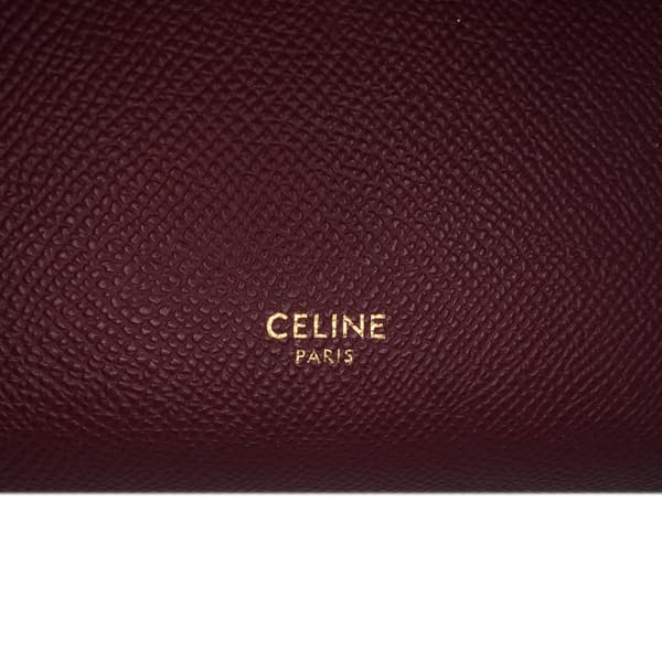 Pre-owned Celine Pico Grained Calfskin Belt Bag Red