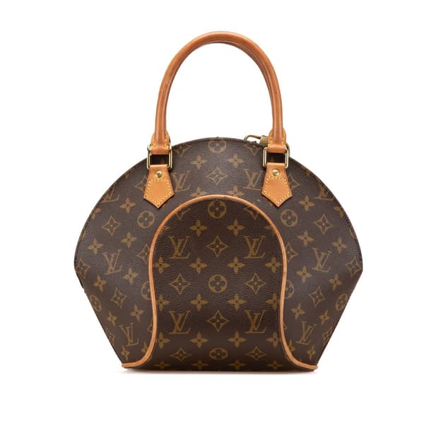 Pre-owned Louis Vuitton Monogram Ellipse PM Brown