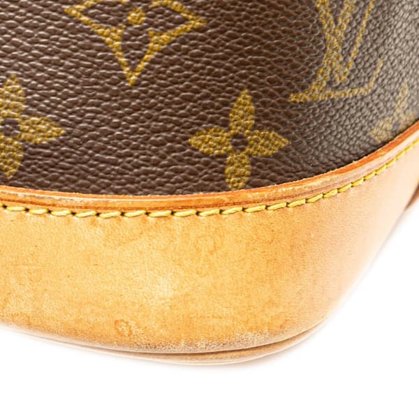 Pre-owned Louis Vuitton Monogram Alma PM Brown