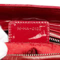Miniatyrbilde 6 av 10: Pre-owned Dior Medium Patent Cannage Lady Dior Red