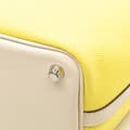 Miniatyrbild 8 av 10: Pre-owned Hermès Toile Goeland and Swift Cargo Picotin Lock 18 Yellow