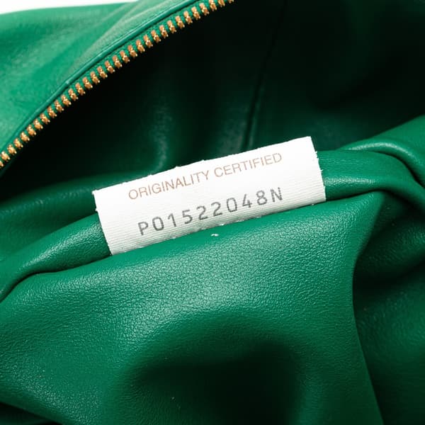 Pre-owned Bottega Veneta Mini Nappa Double Knot Bag Green