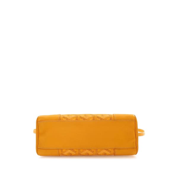 Pre-owned Goyard Mini Goyardine Saigon Souple Yellow