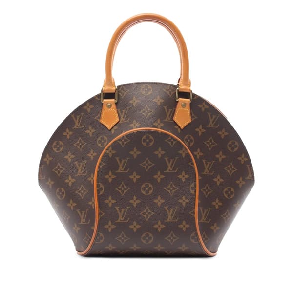 Pre-owned Louis Vuitton Monogram Ellipse MM Brown