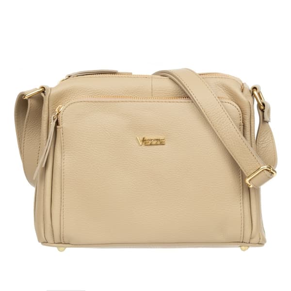 Vezze Boria Oro Beige Läderväska