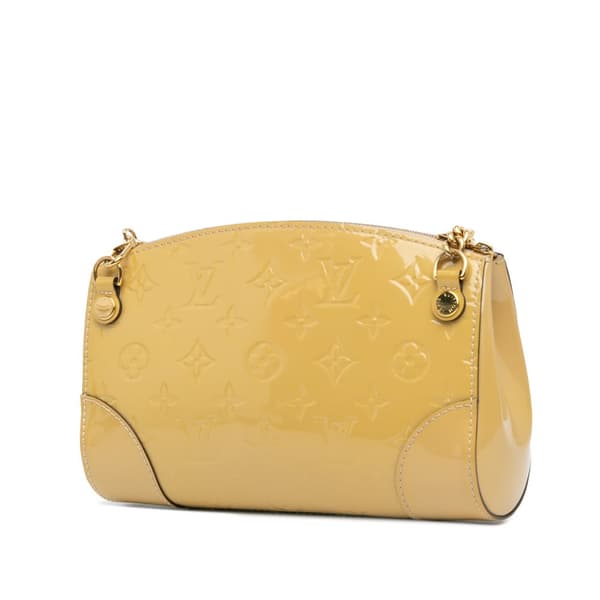 Pre-owned Louis Vuitton Monogram Vernis Santa Monica Brown