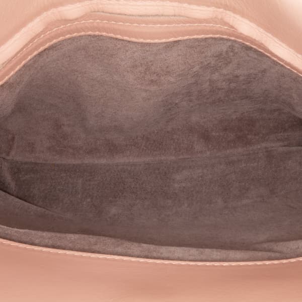 Pre-owned Bottega Veneta Small Nappa Intrecciato Roma Satchel Pink