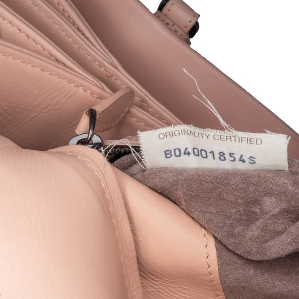 Pre-owned Bottega Veneta Small Nappa Intrecciato Roma Satchel Pink
