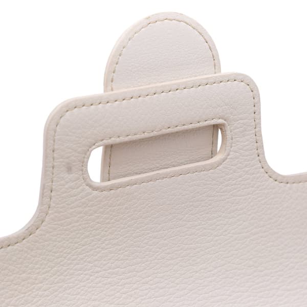 Pre-owned Goyard Mini Goyardine Saigon Souple White