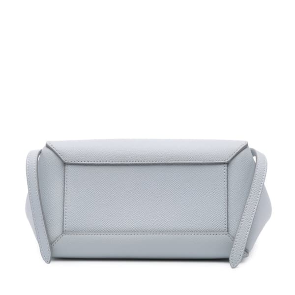 Pre-owned Celine Nano Grained Calfskin Belt Bag Gray