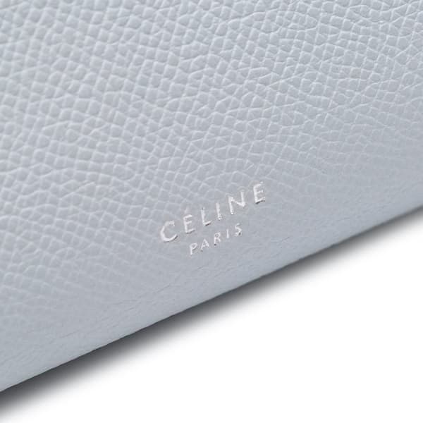 Pre-owned Celine Nano Grained Calfskin Belt Bag Gray