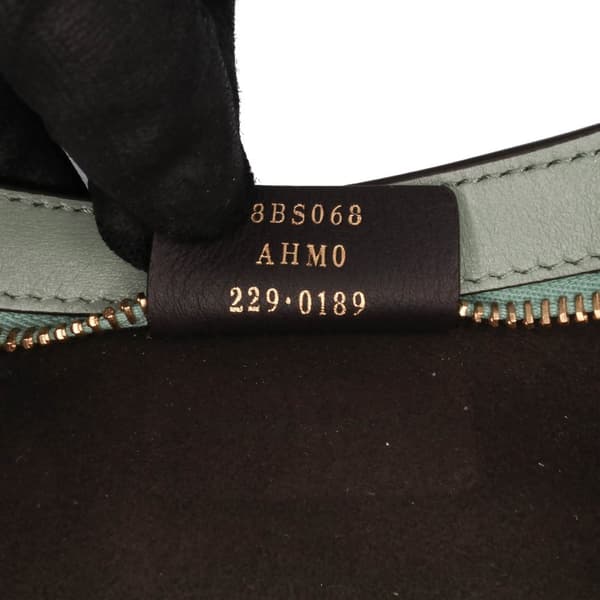 Pre-owned Fendi Leather O'lock Swing Satchel Green