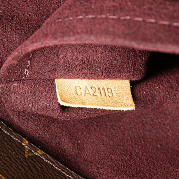 Pre-owned Louis Vuitton Monogram Montaigne MM Brown