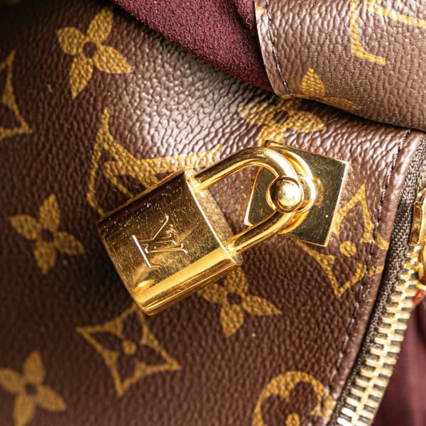 Pre-owned Louis Vuitton Monogram Montaigne MM Brown