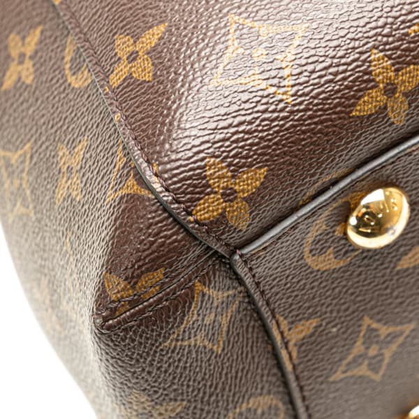 Pre-owned Louis Vuitton Monogram Montaigne MM Brown