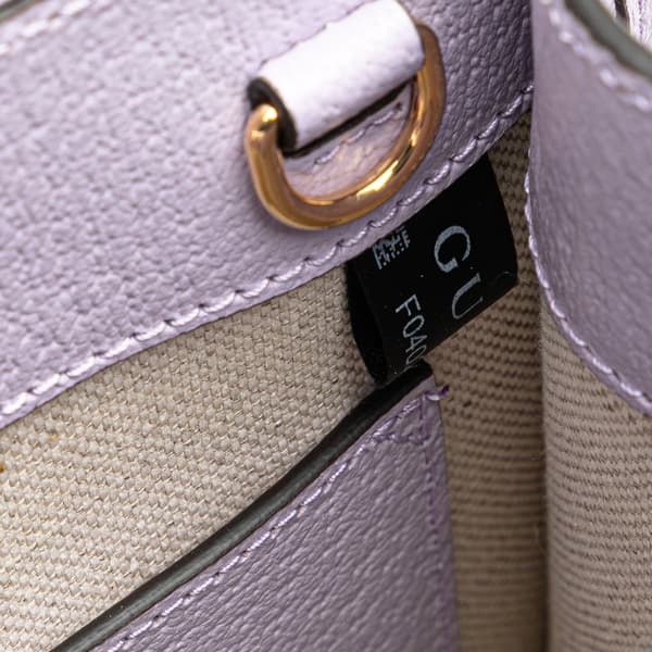 Pre-owned Gucci Mini Jumbo GG Canvas Interlocking G Satchel Brown