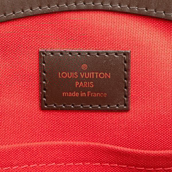 Pre-owned Louis Vuitton Damier Ebene Verona PM Brown