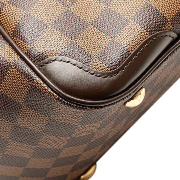 Pre-owned Louis Vuitton Damier Ebene Verona PM Brown